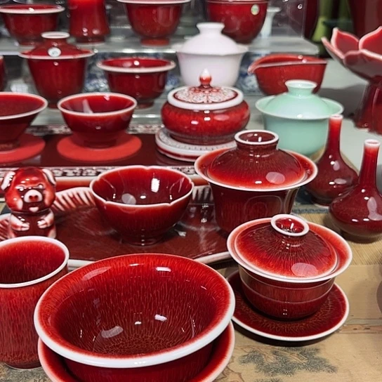 笑**往景德镇陶瓷红马坊压手杯