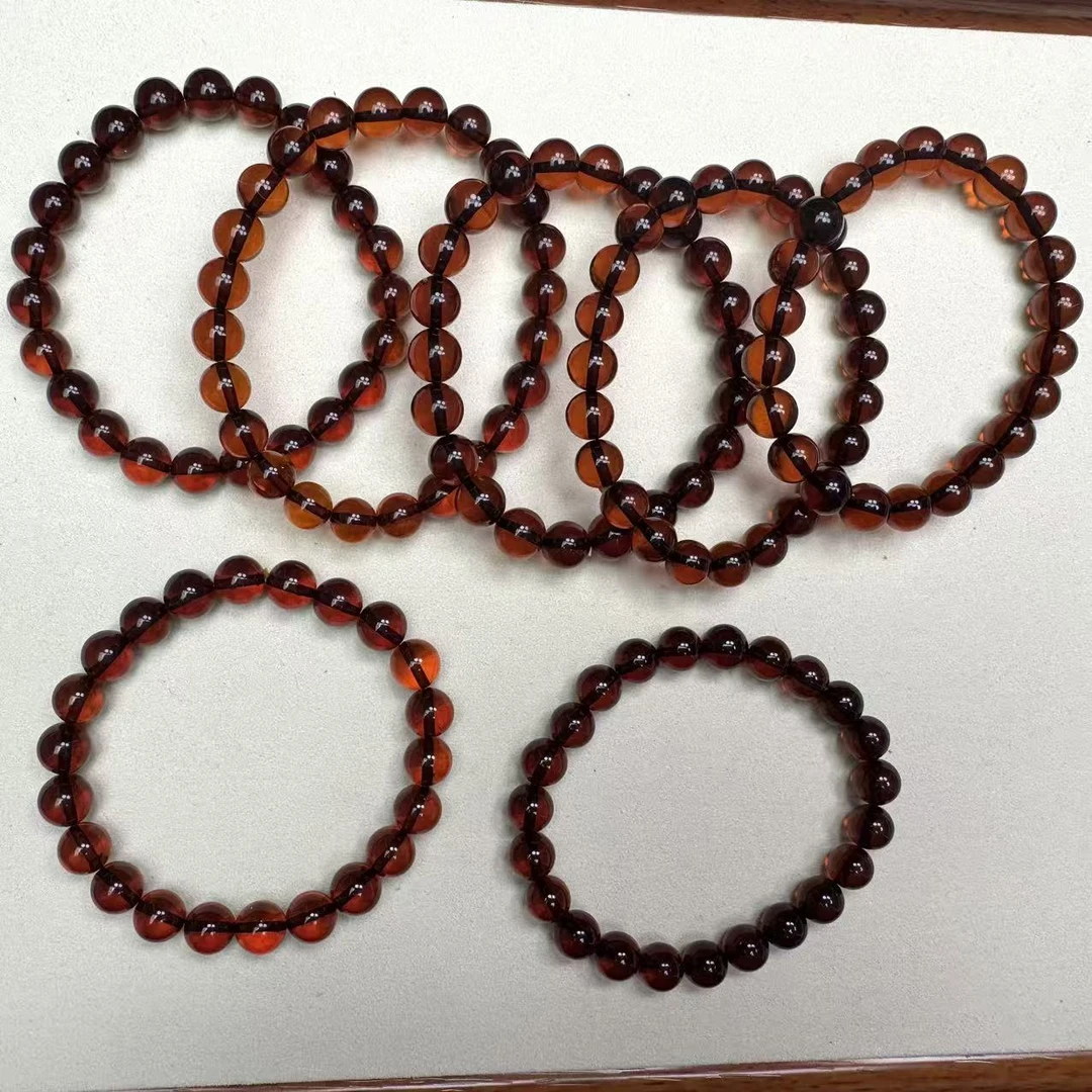 A207  【邂逅】血珀单圈手串8mm【多样性发其一】