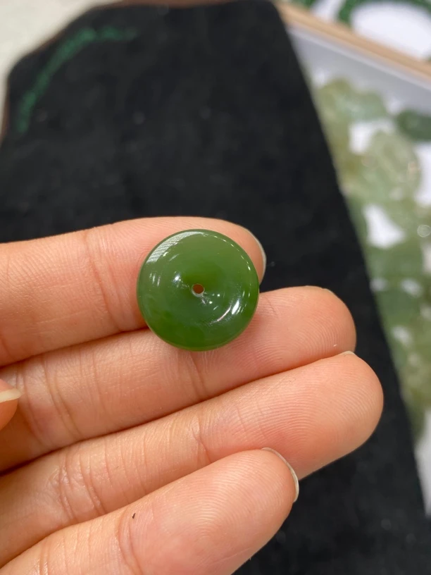 天然碧玉平安扣 尺寸16*4 清货价格 性价比高