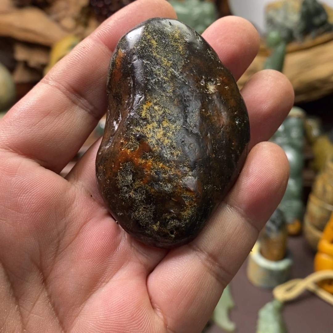 岫岩河磨玉（透闪石质玉）未镶嵌挂件