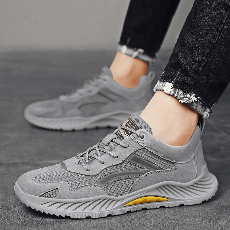 VANCAMEL/西域骆驼休闲鞋防滑耐磨运动鞋休闲时尚透气跑步鞋男士