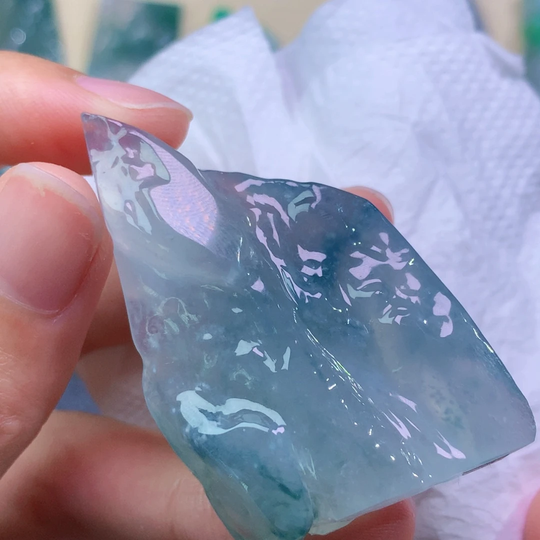 翡翠未镶嵌吊坠(赠链) 5875