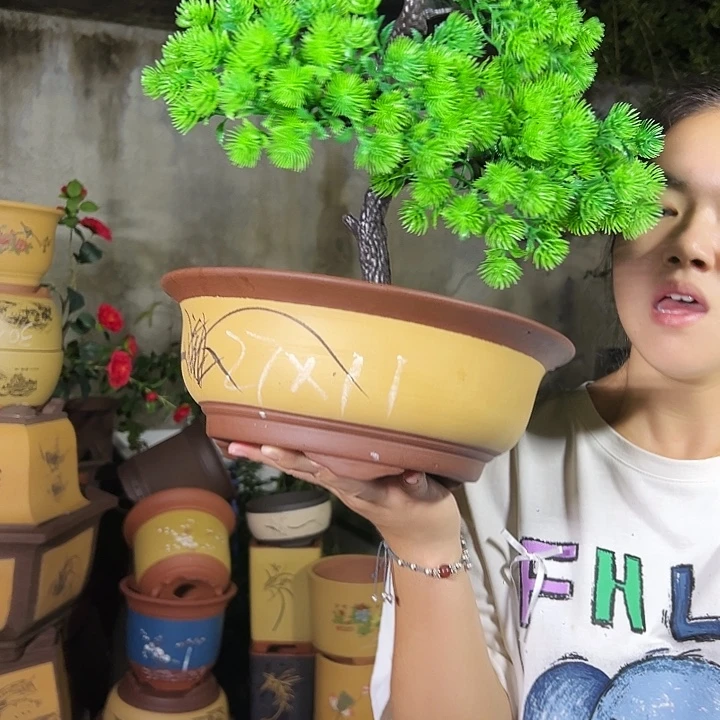 032中号一个花盆花盆