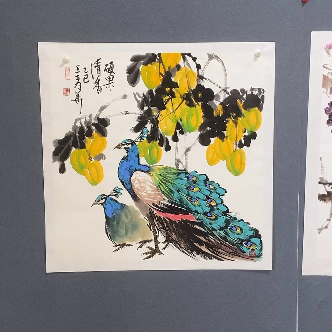 国画王孝华68.68手绘画芯
