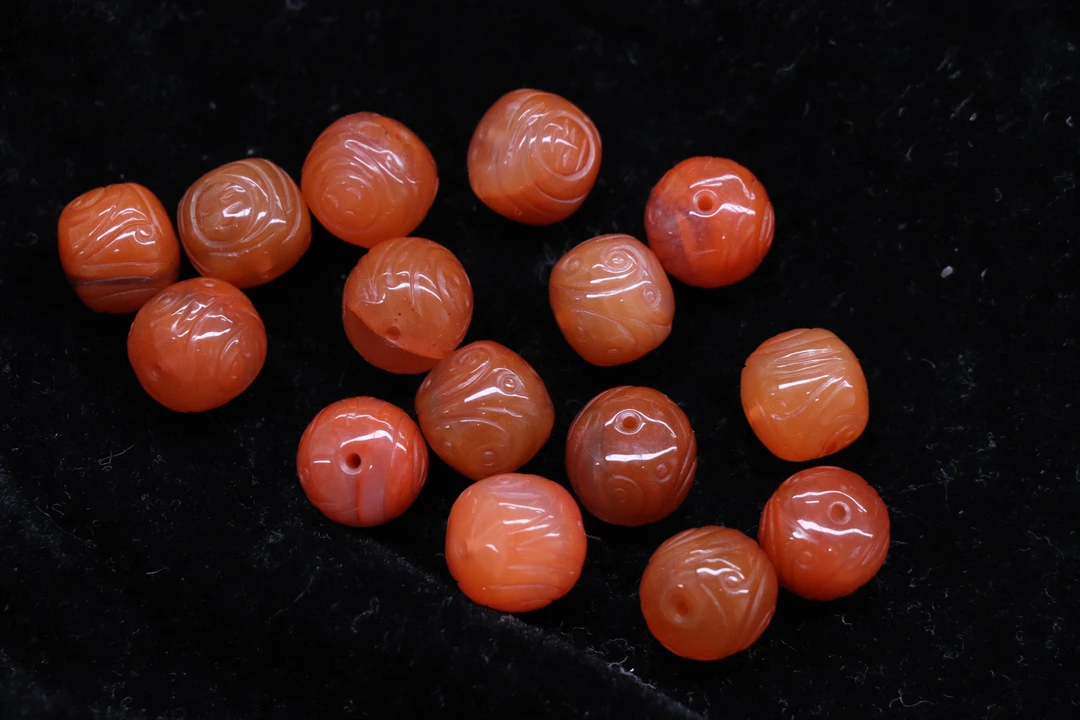 原矿无优化杨柳博古纹11-12mm左右多样性发一颗有纹裂介意慎拍