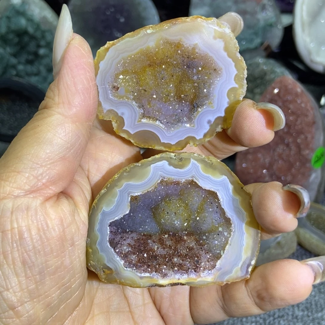 紫晶摆件未镶嵌水晶