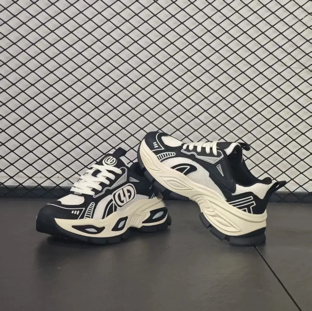 2024春夏款~男士老爹鞋厚底透气时尚休闲鞋潮流运动鞋