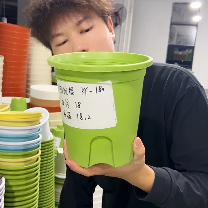 正品圆控口18高18果绿色8只无托