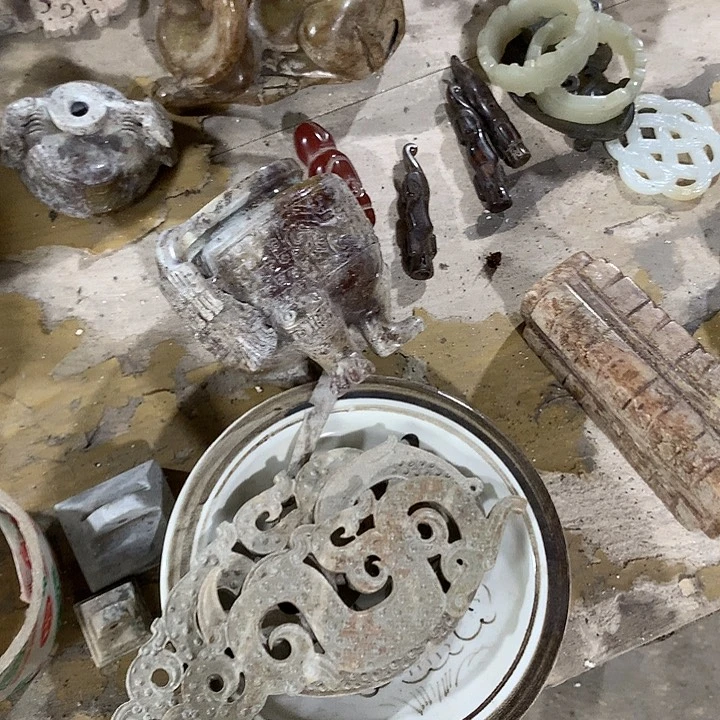 瓷片兰**人摆件瓷瓷瓷瓷