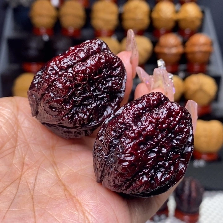 文玩核桃把件蝴蝶蝉59号42尺