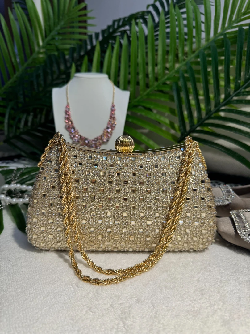 【永恒】新款满钻链接手挽手提斜挎包晚宴旗袍新中式百搭贵气