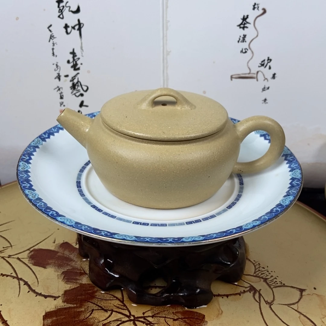紫砂茶壶本绿160 容量宜兴紫砂顾