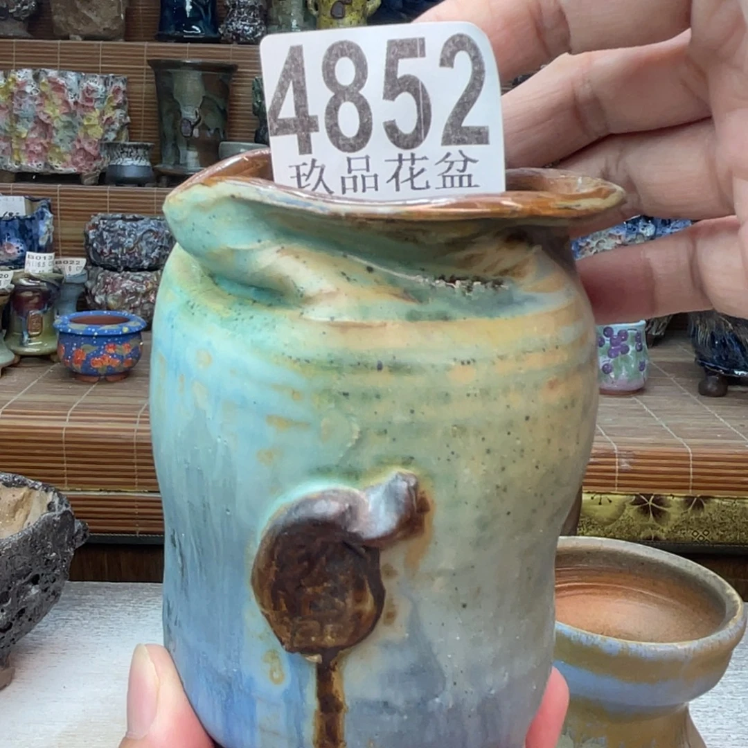 景德镇陶瓷手工花盆默认瑕疵