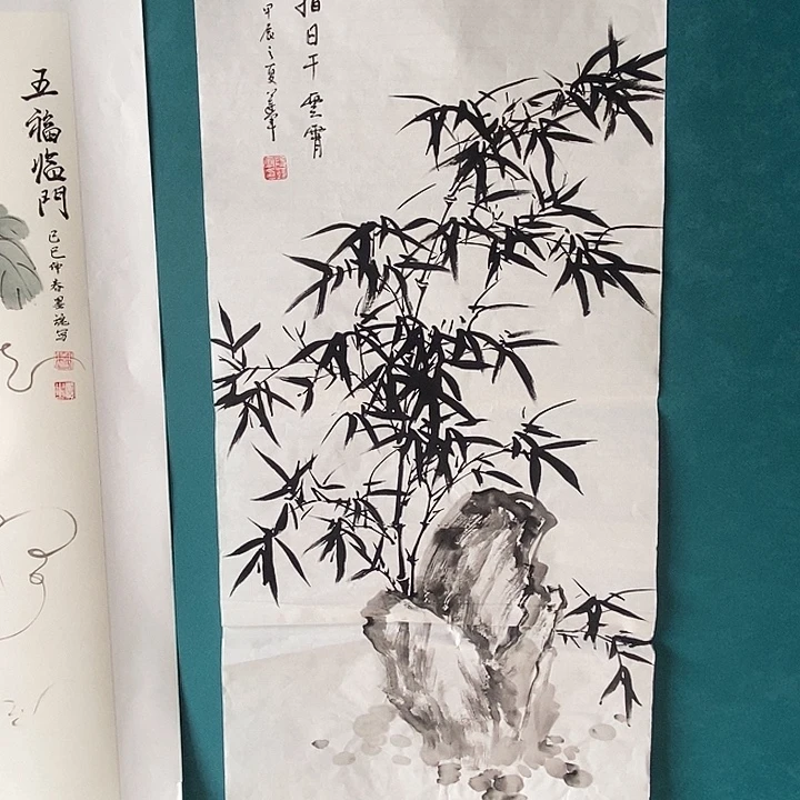 国画三尺手绘花鸟