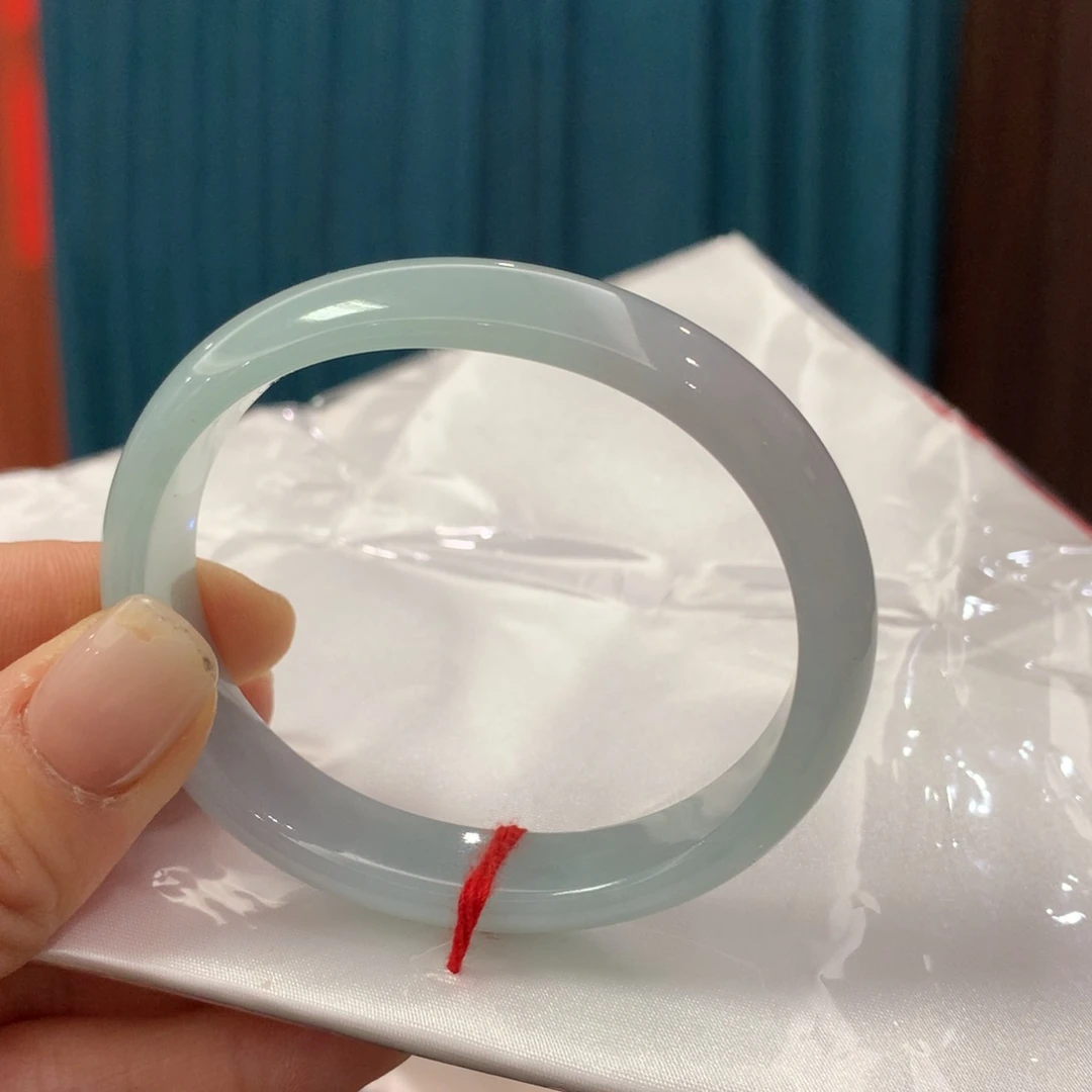 未镶嵌手镯翡翠完美者慎拍圈口56贵妃