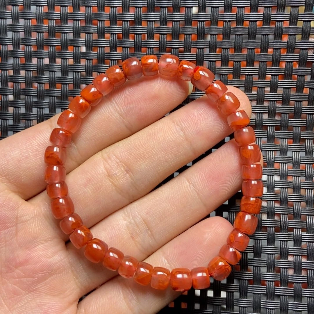 南红玛瑙未镶嵌手串6mm
