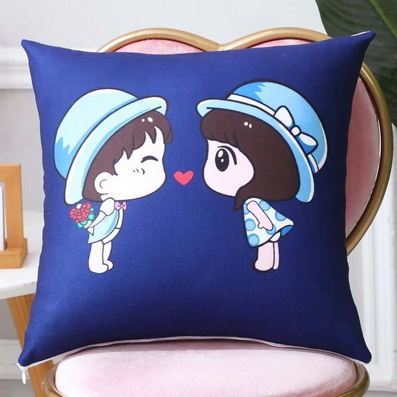 高克重抱枕小女孩抱枕单人沙发办公室腰枕