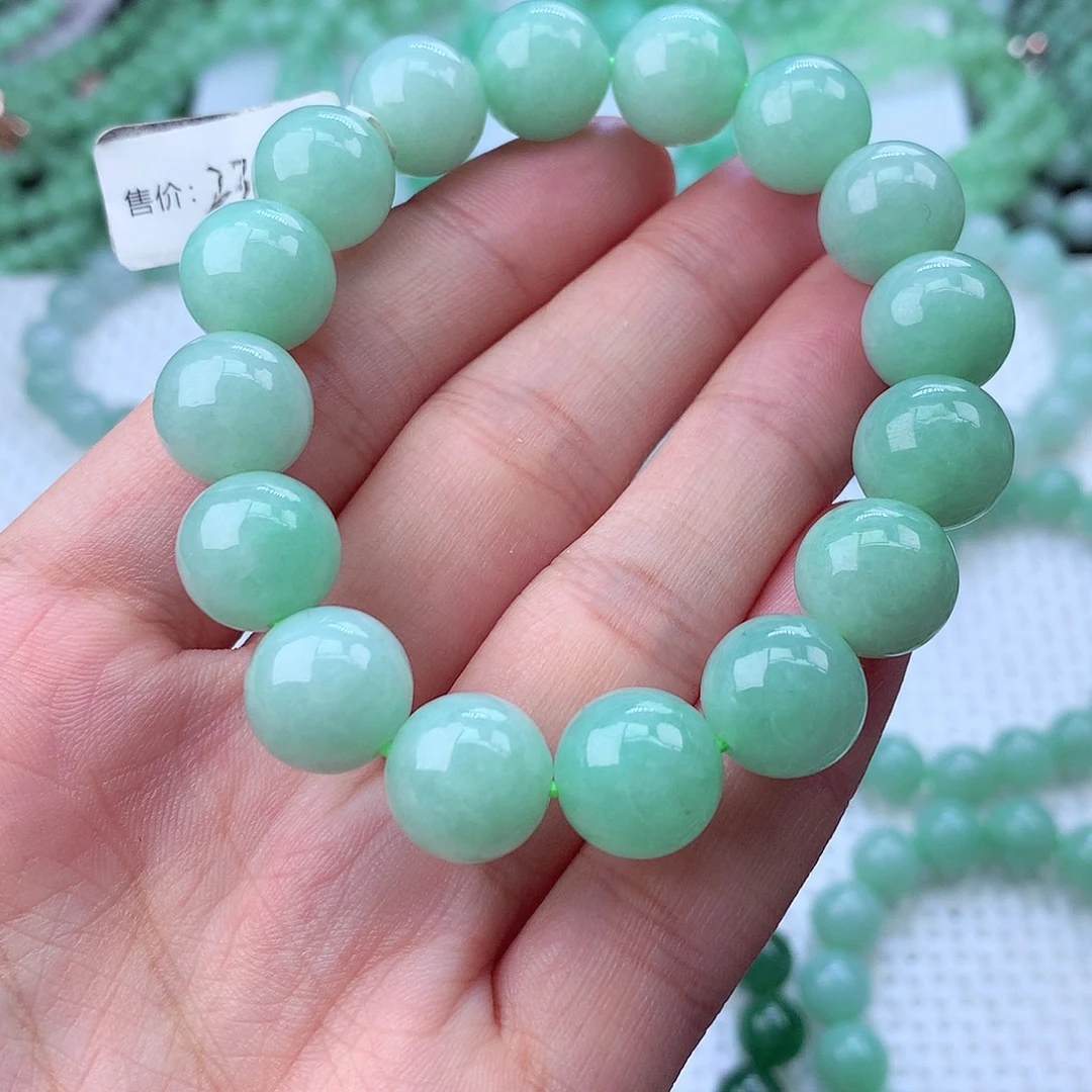 翡翠未镶嵌毛衣链