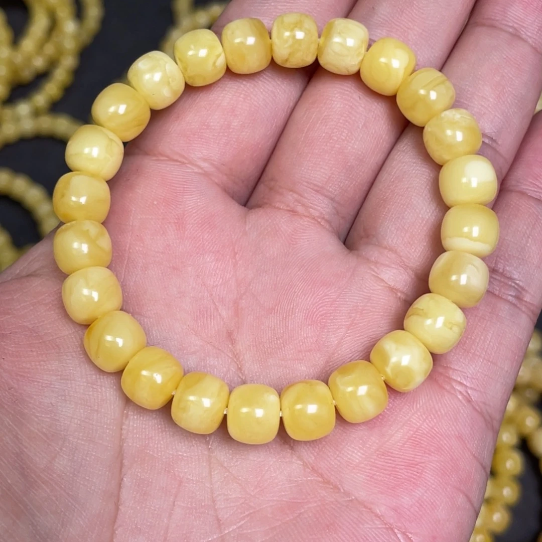 蜜蜡未镶嵌裸石蜜蜡手串8.8mm