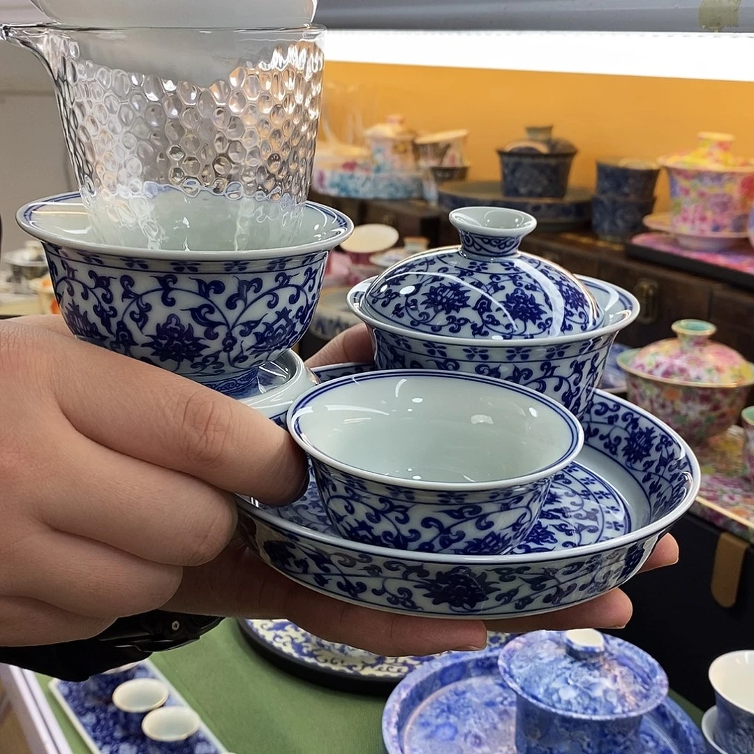 好看的漂亮的盖碗