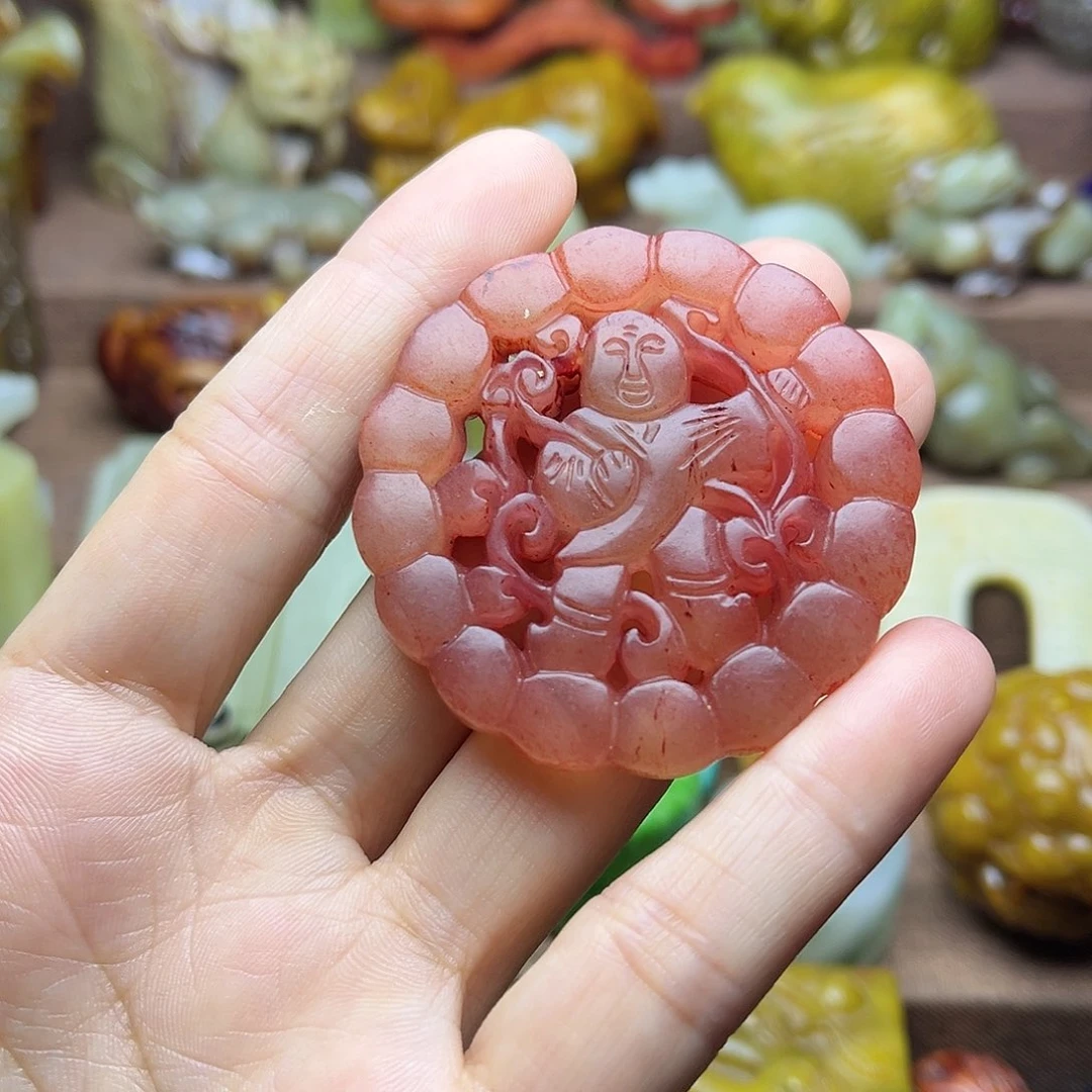 白玉菩提吊坠114。。