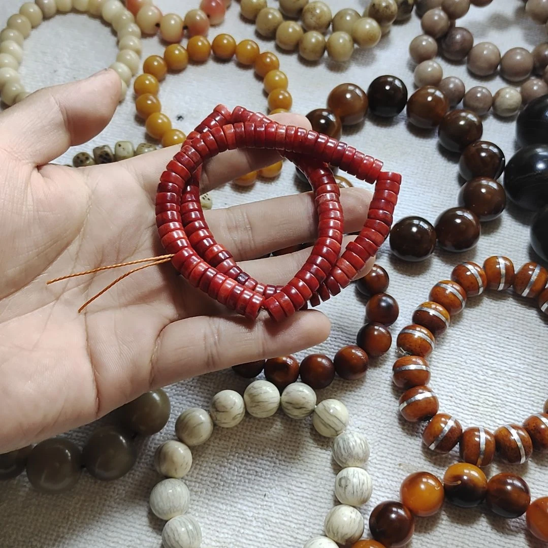 木质类驼骨手串文玩
