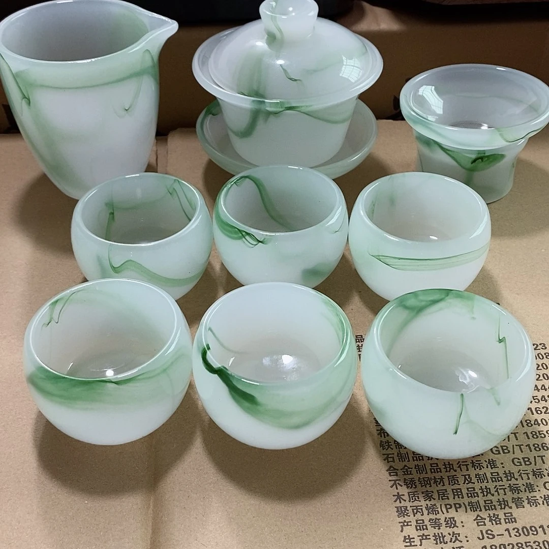 杯高端琉璃茶具 无礼盒无茶盘