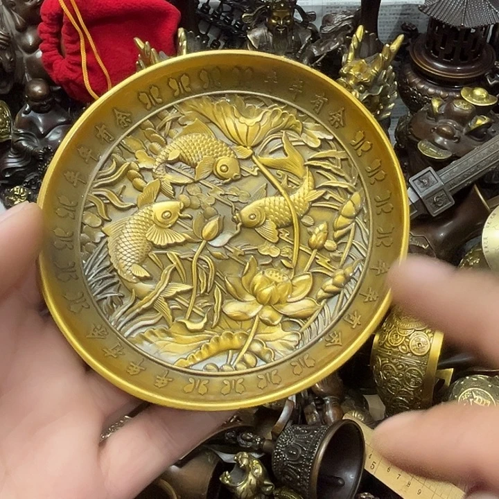 顺顺利利，铜器摆件