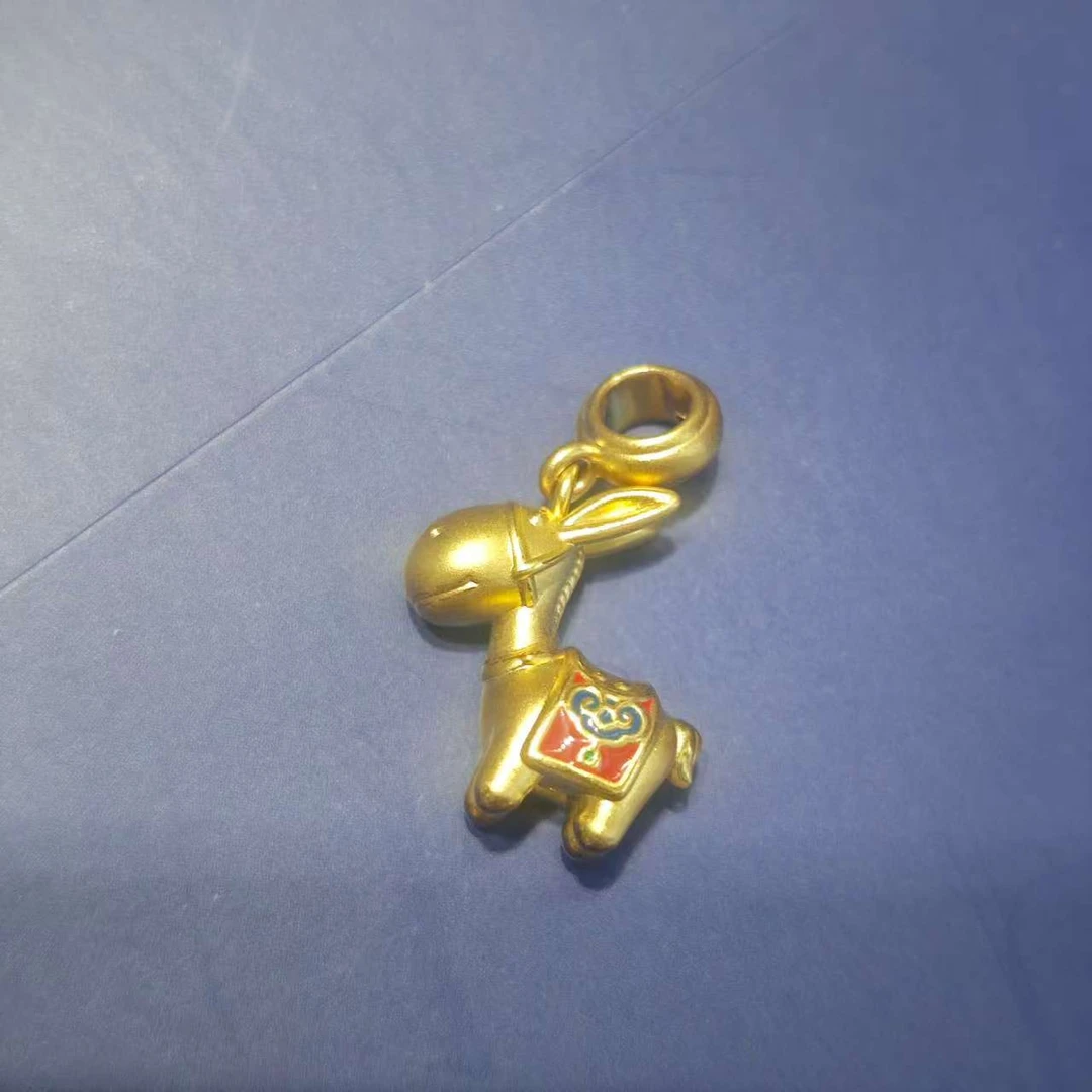 CBAI/菜百HR足金饰品 特别特 可爱时尚百搭