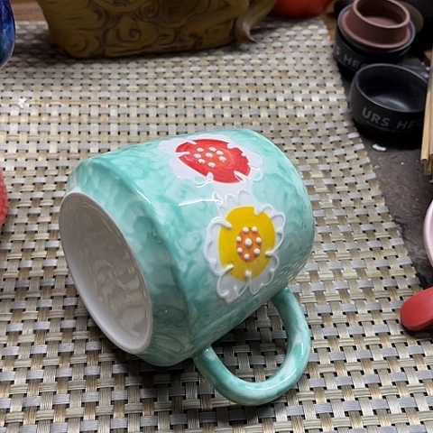 微瑕，不能明火，400毫升绿