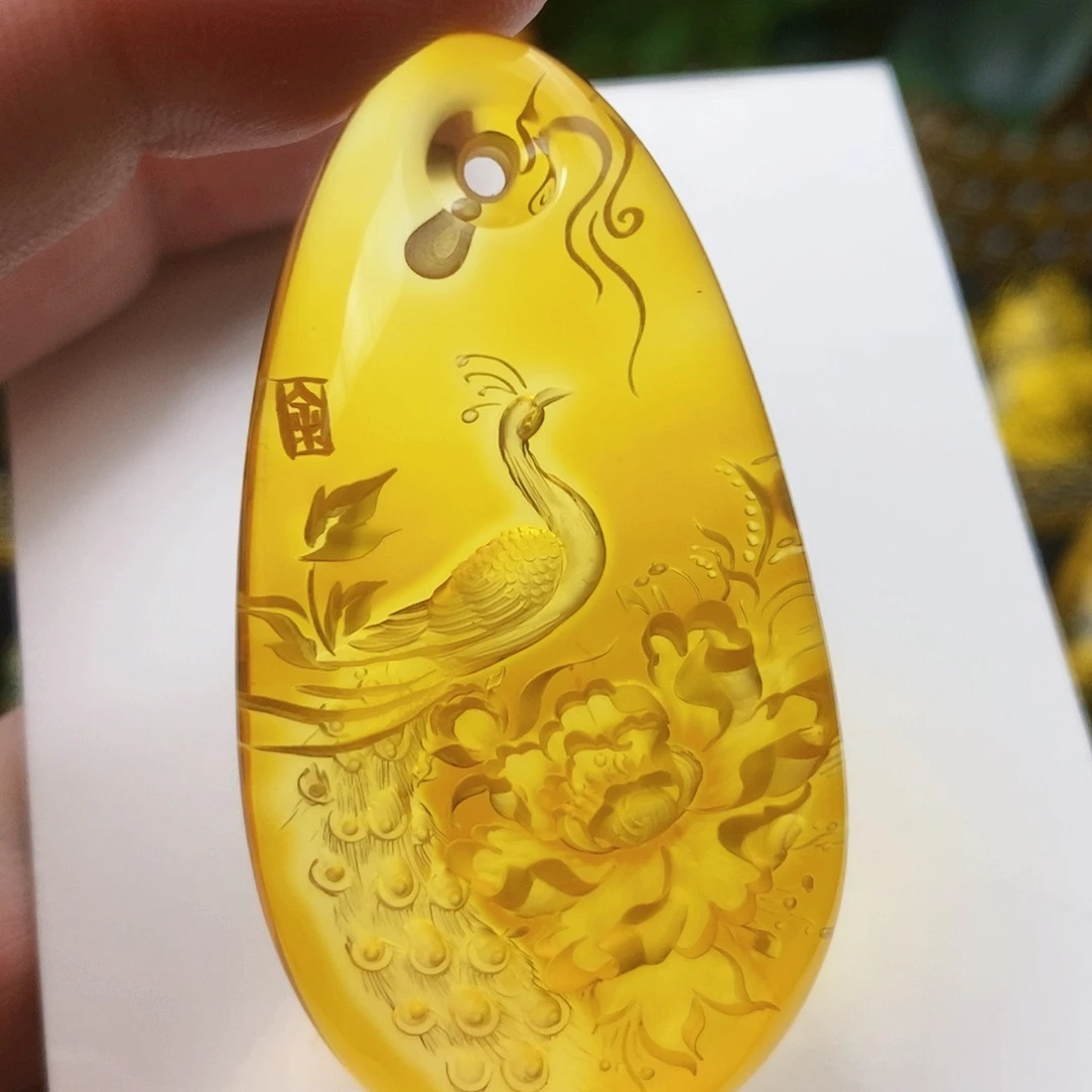 【闪购商品】金珀吊坠(不含链)未镶嵌