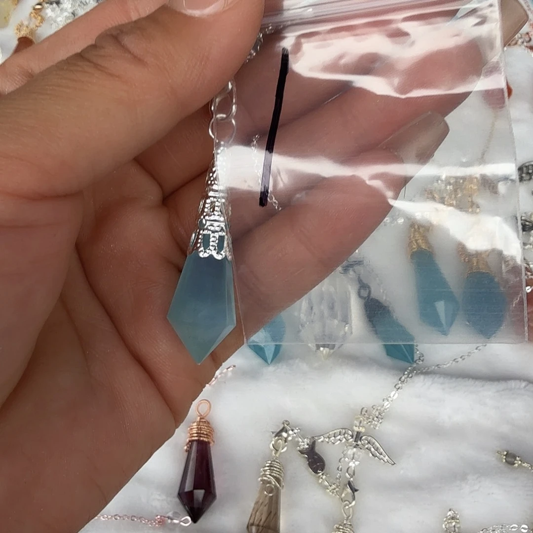 烟晶手链未镶嵌蓝****海蓝宝