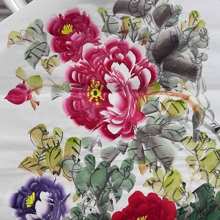 国画手绘国画作品