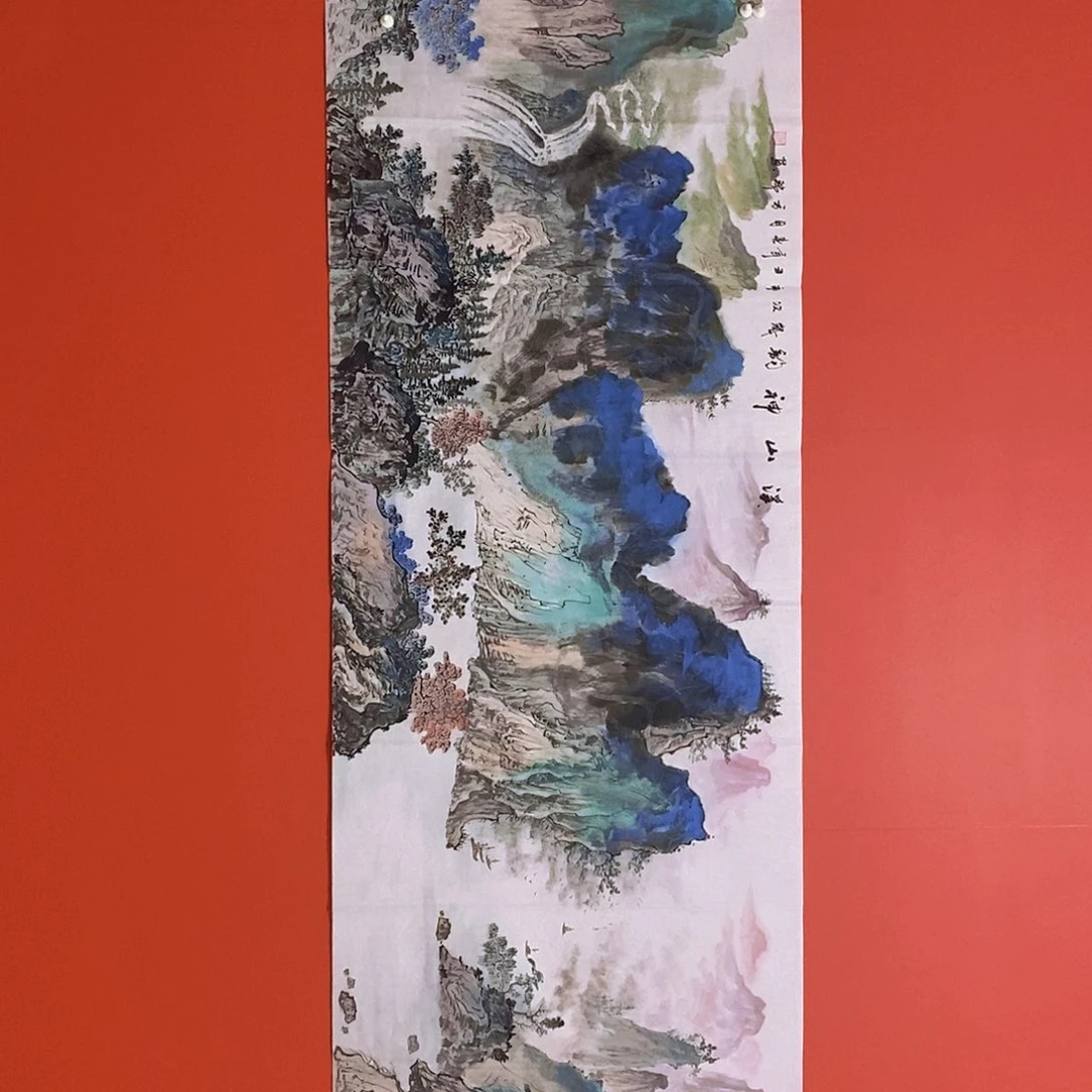 国画山水花鸟国画作品