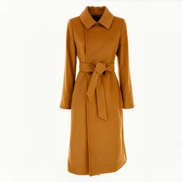 全新未使用  【国现 专柜价12800元】女士羊毛大衣 Bcollag G059