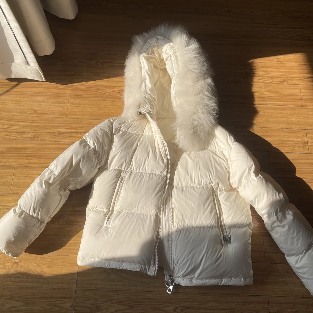 VNM ｜新国标90白鸭绒羽绒服（真羊毛毛领）