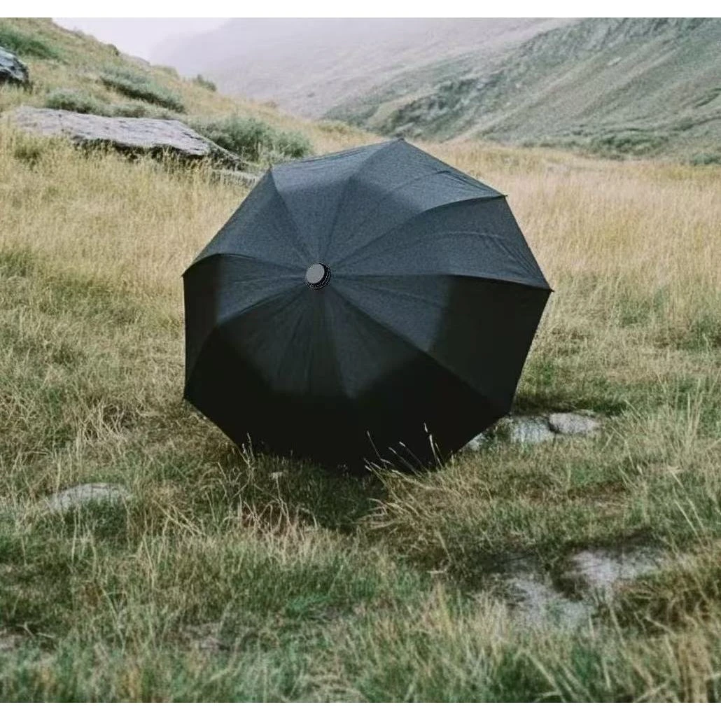 新款日常户外便携简约复古雨伞QYS01