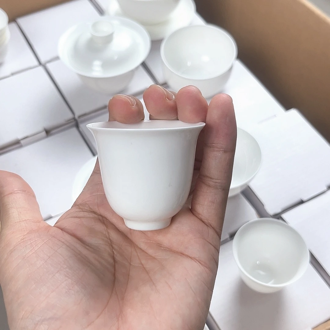 6个50美人杯子超薄胎骨瓷