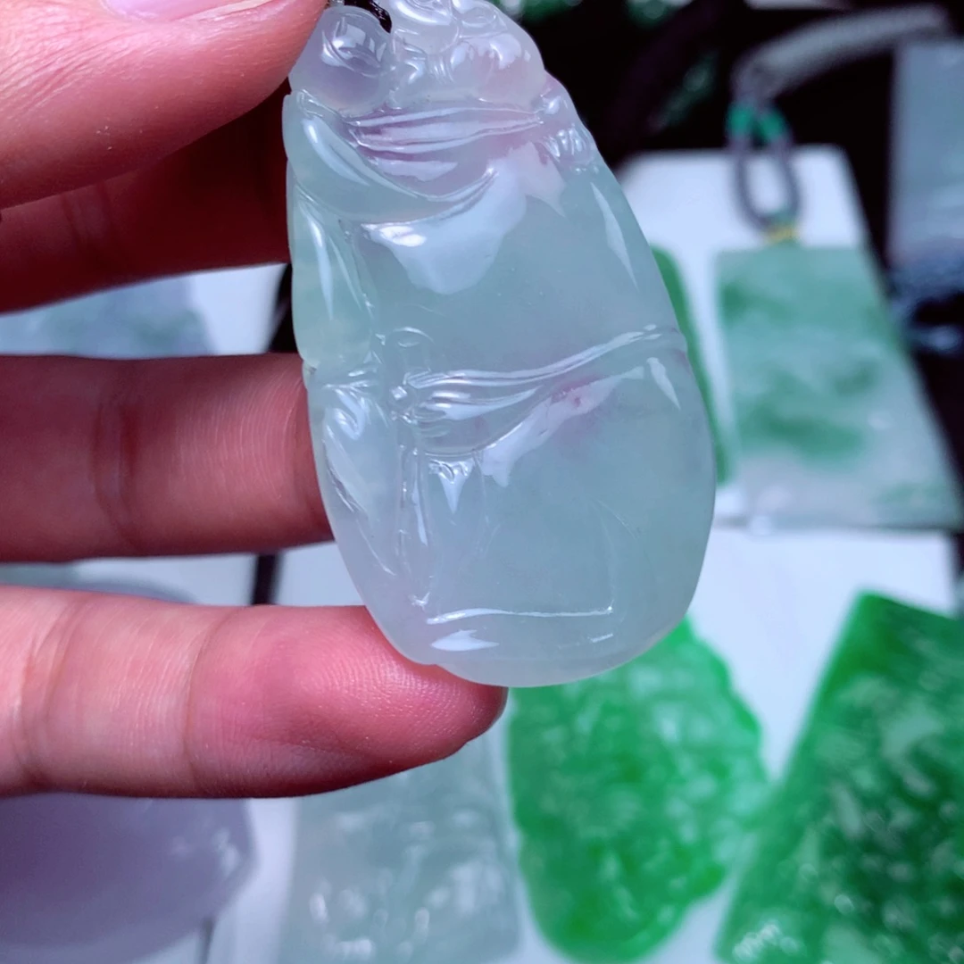 颈饰未镶嵌翡翠天然A货翡翠