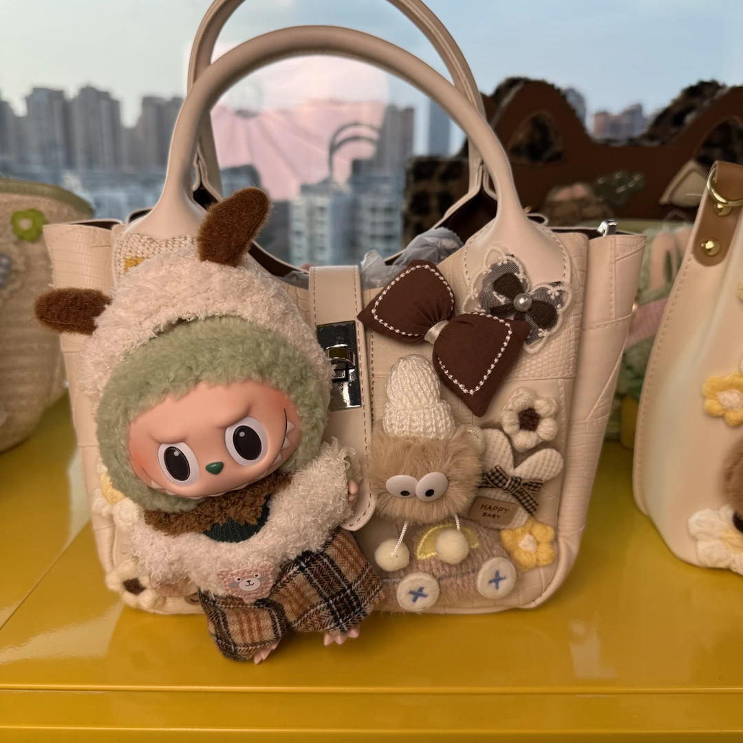 布布马卡龙系列设计师定制毛绒娃包潮玩时尚百搭包包