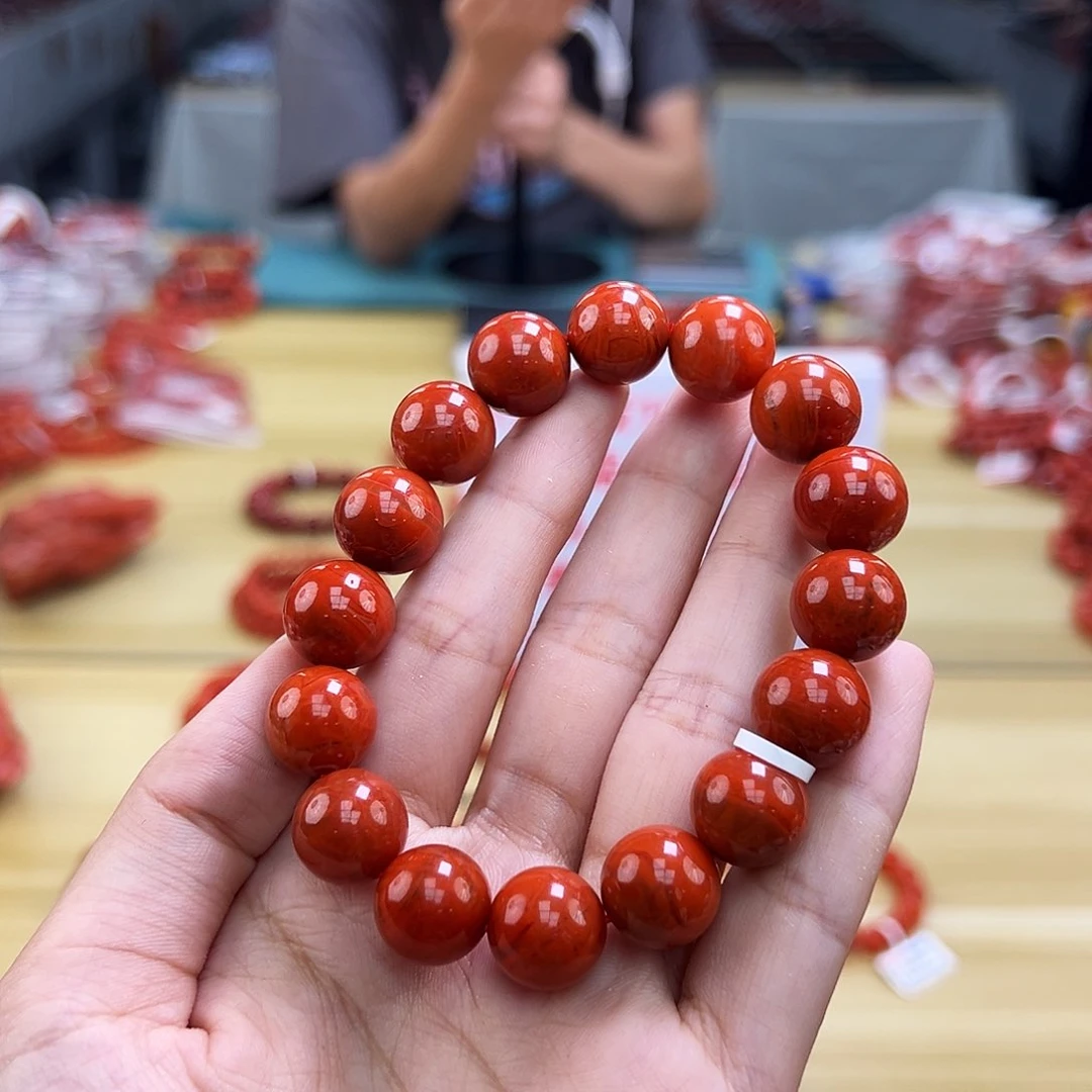 南红玛瑙多样性发一，卡13mm未镶嵌