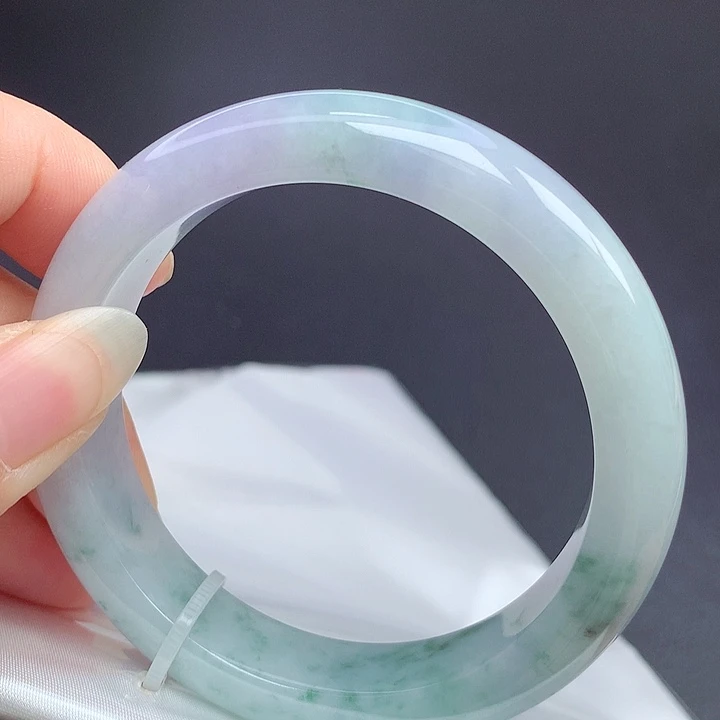 翡翠未镶嵌手镯55圈口