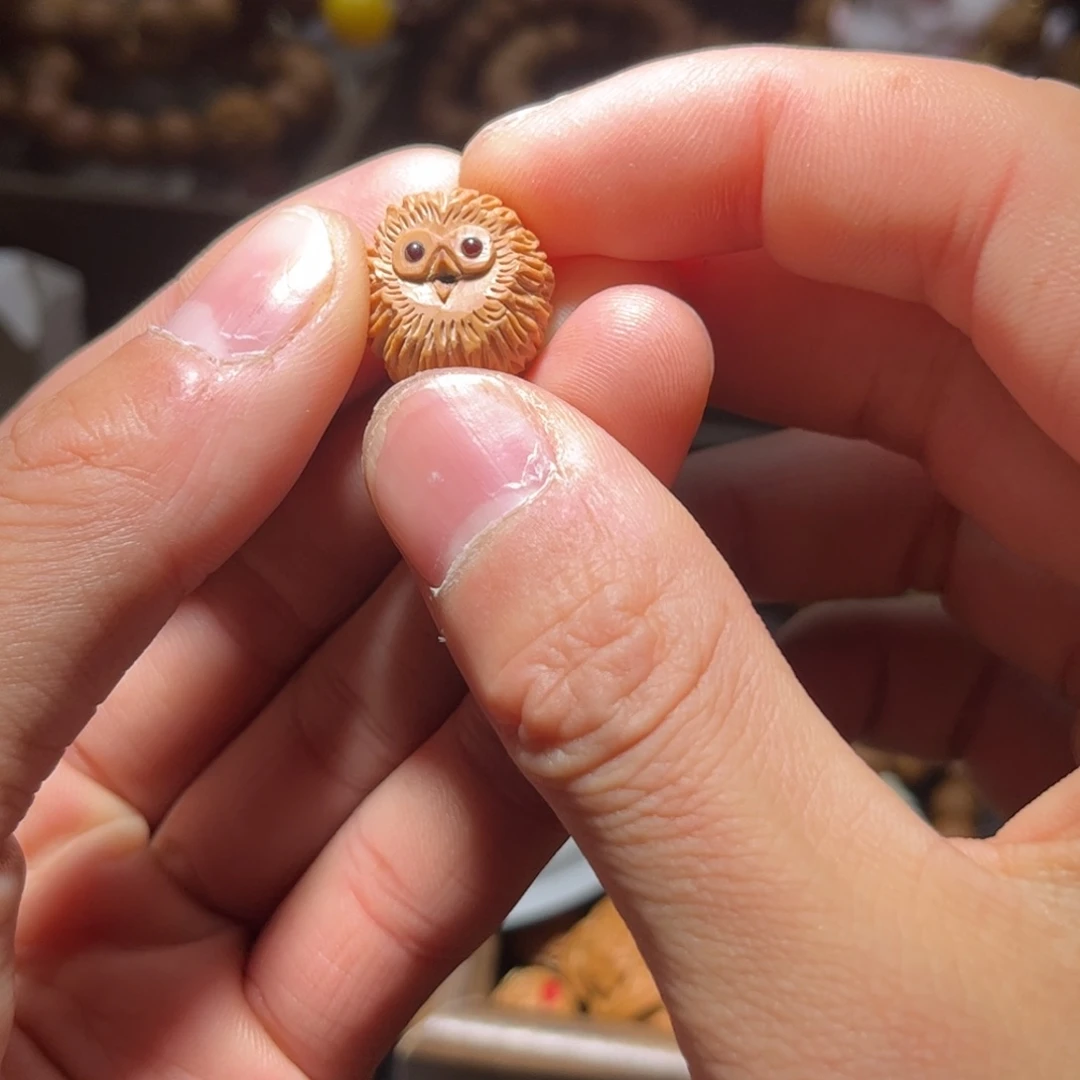 吊坠猴头核桃纯手工猫头鹰全品无瑕无药