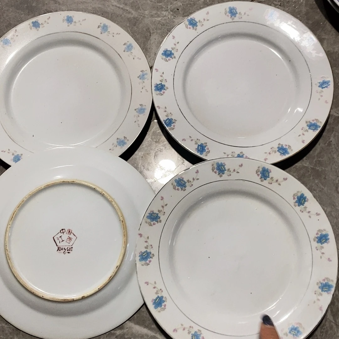 摆件陶景德镇陶瓷20公分4个