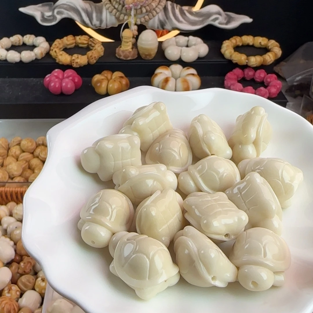 菩提根/象牙果吊坠微瑕牙果小乌龟3颗