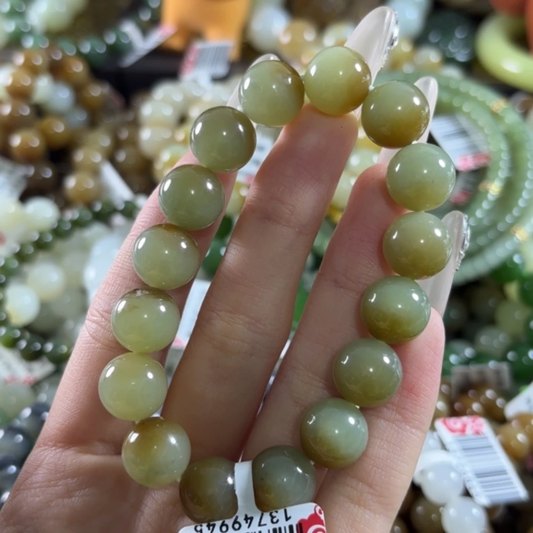 和田玉未镶嵌手链71