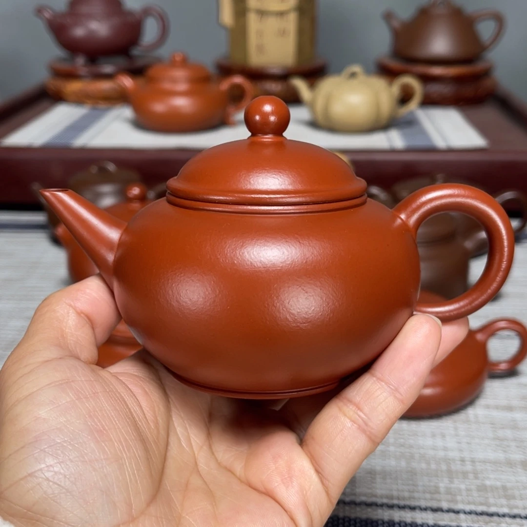 紫砂茶壶岩****得全手工制作