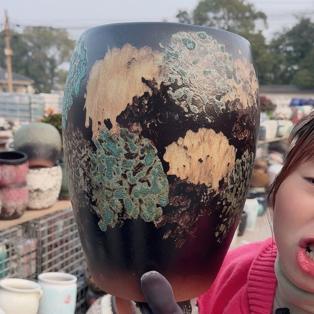 王嫂花盆1208-325高35口23