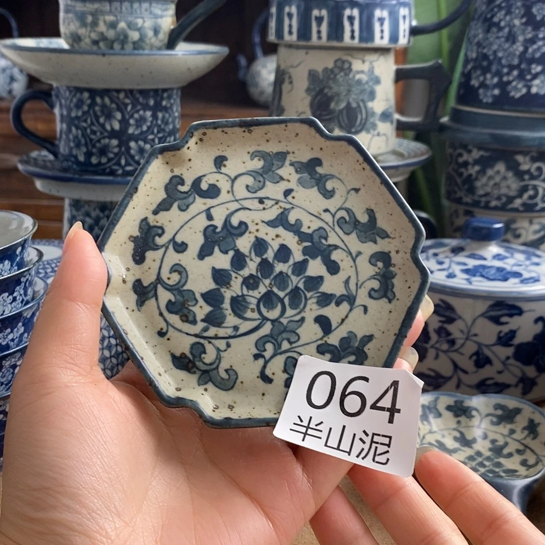 手工手绘青花高温陶瓷