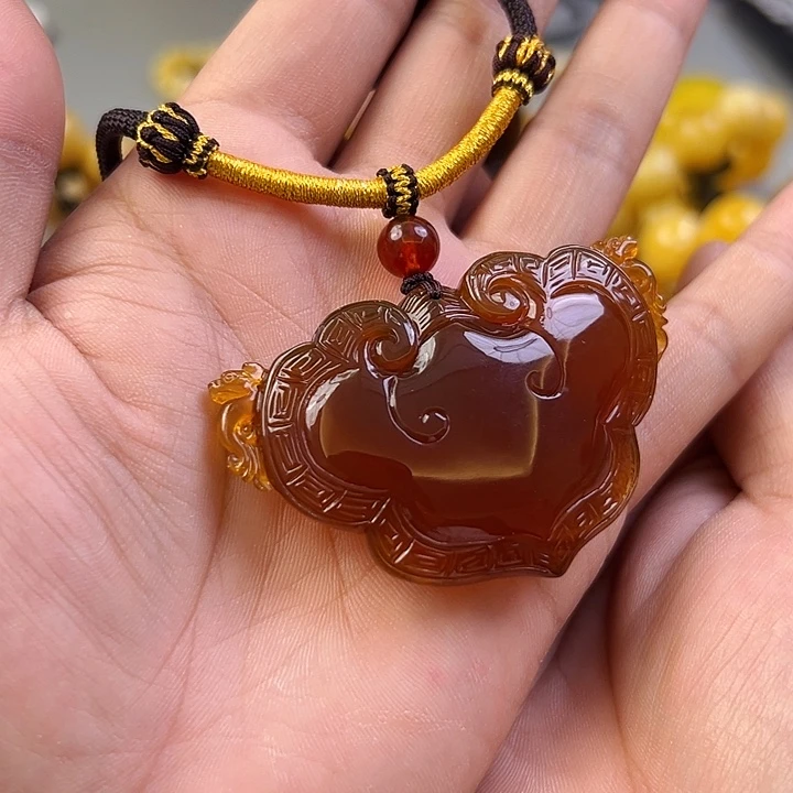 蜜蜡颈饰未镶嵌蜜蜡